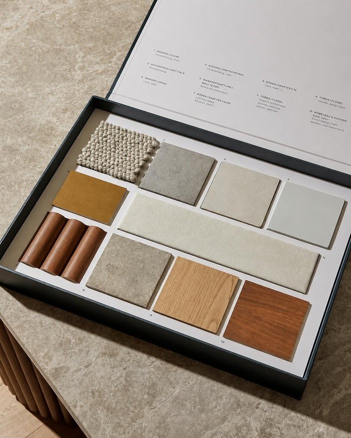 Material sample board
